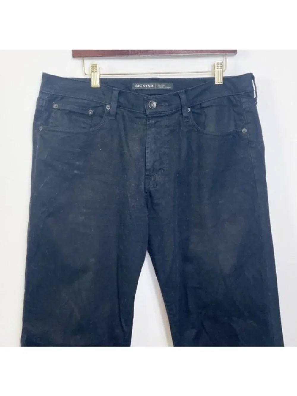 Big Star Men's Jeans Union Black Size 34R